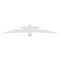 Ekena Millwork Davenport Architectural Grade PVC Gable Bracket, 108"W x 18"H x 2"D x 6"F, 4/12 Pitch GBP108X18X0206DAV00 - alternate 2